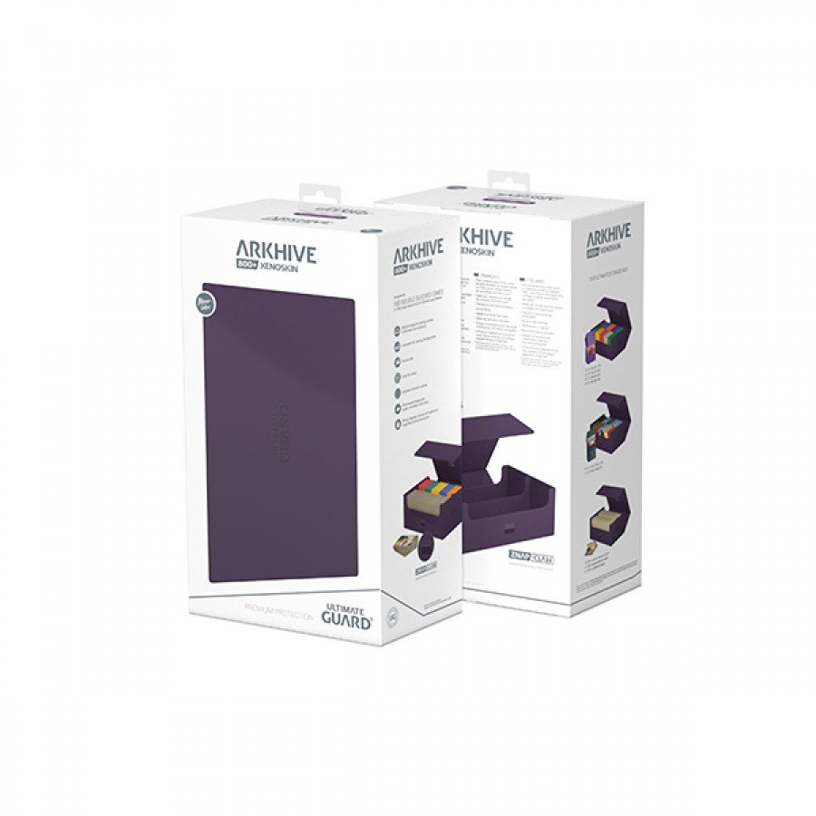 arkhive_800_purple_01.jpg Deck Case: Arkhive 800+ Standard Size Monocolor- Purple - Image 1