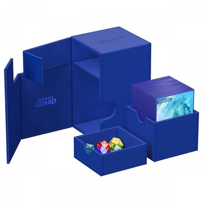 Deck Case: Flip´n´Tray 100+ Standard Size Monocolor Blue - Image 2