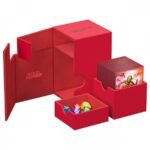 Deck Case: Flip´n´Tray 100+ Standard Size Monocolor Red - Image 2