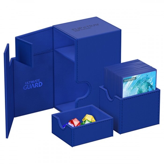 Deck Case: Flip´n´Tray 80+ Standard Size Monocolor- Blue - Image 2