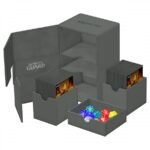 Deck Case: Twin Flip´n´Tray 160+ Standard Size  Monocolor- Grey - Image 2