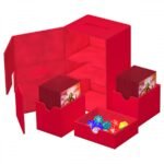 Deck Case: Twin Flip´n´Tray 160+ Standard Size Monocolor- Red - Image 2