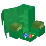 Deck Case: Twin Flip´n´Tray 200+ Standard Size  Monocolor- Green - Image 2