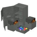 Deck Case: Twin Flip´n´Tray 200+ Standard Size  Monocolor- Grey - Image 2
