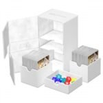Deck Case: Twin Flip´n´Tray 200+ Standard Size  Monocolor- White - Image 2