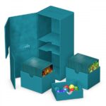 Deck Case: Twin Flip´n´Tray 266+ Standard Size  Monocolor- Petrol