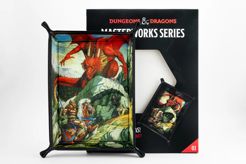 DD_Masterworks_Dice_Tray_Larry_Elmore.webp Dice Tray: D&D Masterworks Series Dice Tray: Larry Elmore - Image 1