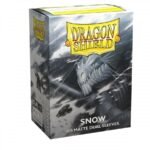 Dragon Shield Sleeves: Standard DUAL- Matte Snow 'Nirin' (100 ct.)
