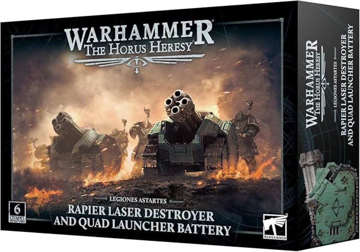 rapier_laser_destroyer_quad_launcher_battery.jpg Legions Astartes: Rapier Laser Destroyer and Quad Launcher Battery - Image 1