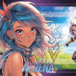 Gridded Playmat /w Bag- Athena Stormkal