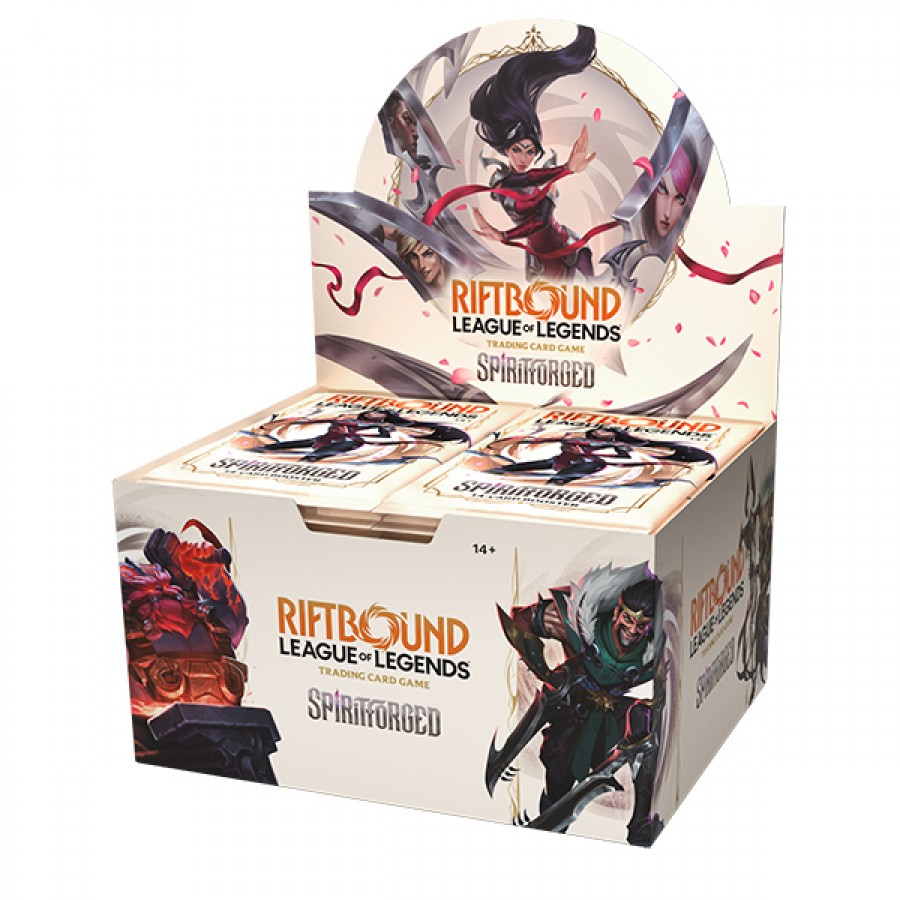 riftbound_spiritforged_booster_box.jpg Riftbound Spiritforged - Case (Booster Box x 6) (PREORDER) - Image 1