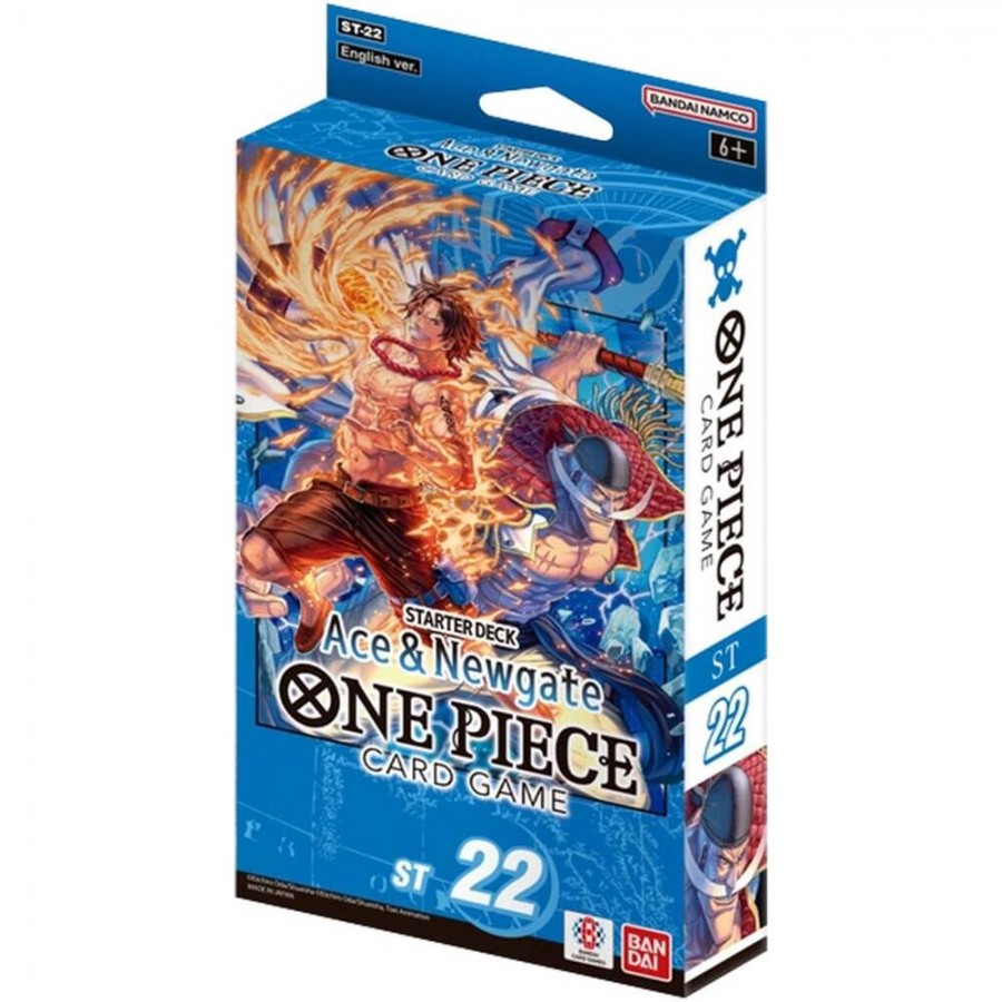 starter_deck_blue_ace_newgate.jpg One Piece TCG: Starter Deck - Blue - Ace & Newgate - Image 1