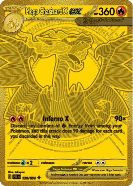 Card: Mega Charizard X EX - 130/094 (NM)