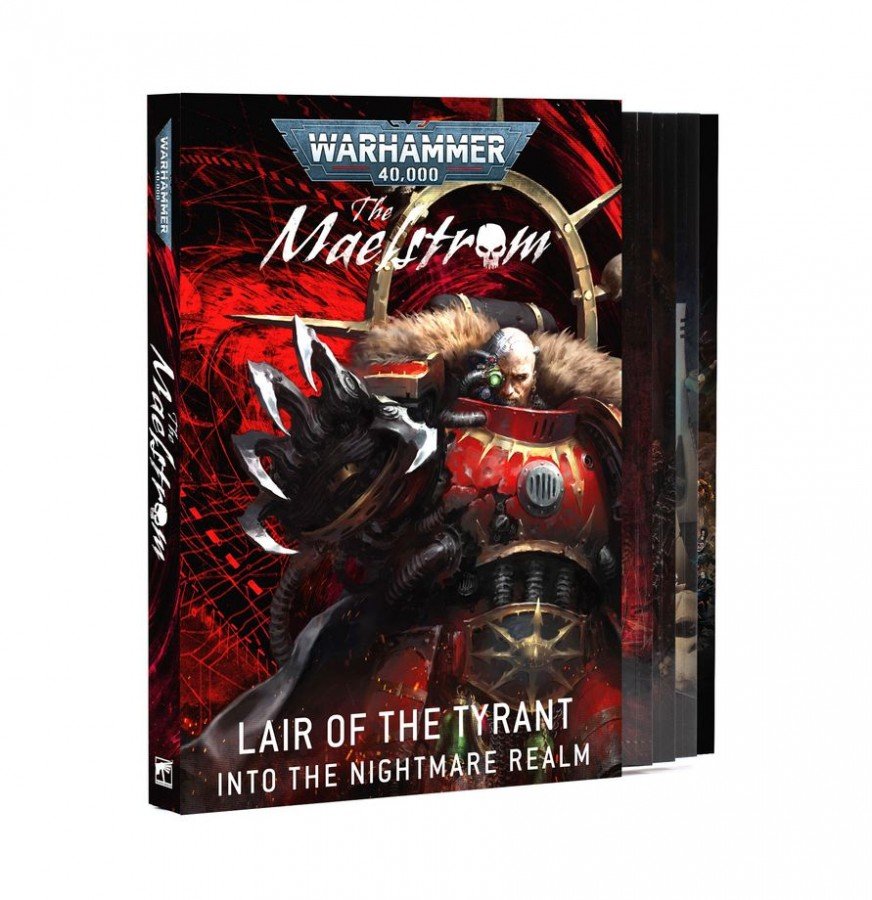 40K_Maelstrom_Lair_Tyrant_Rulepack.jpg Rulebook: The Maelstrom: Lair of the Tyrant – Into the Nightmare Realm - Image 1