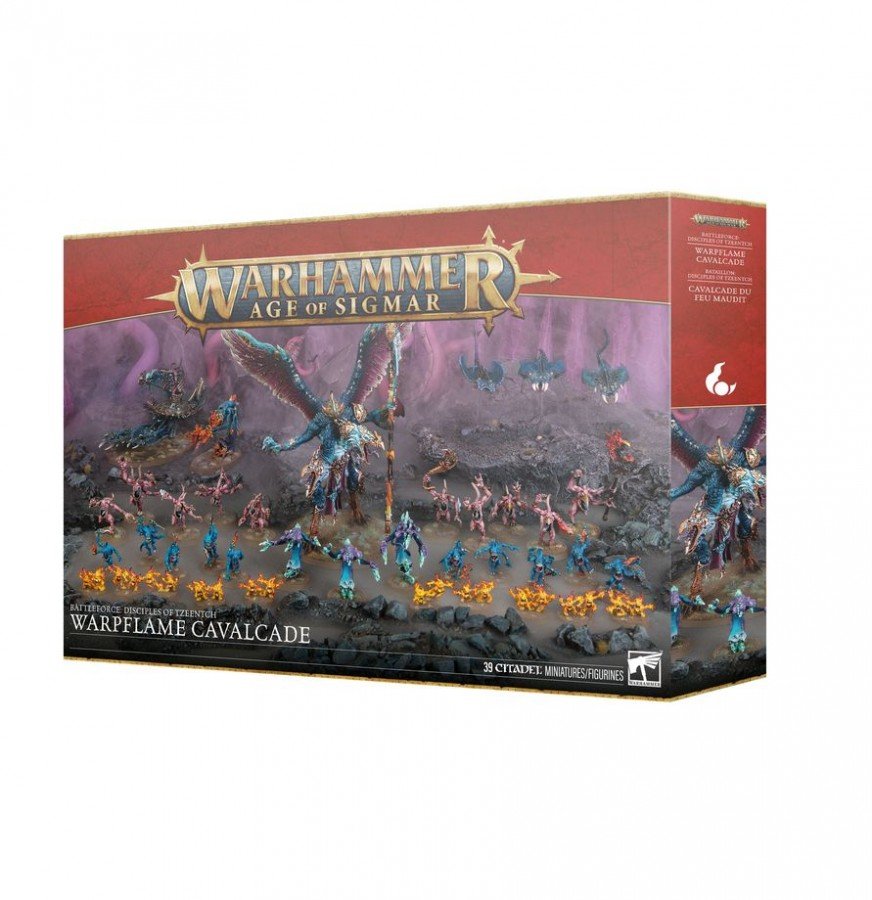 Disciples_Tzeentch_Warpflame_Cavalcade_battleforce.jpg Battleforce: Disciples of Tzeentch – Warpflame Cavalcade - Image 1