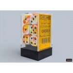 Dice: Chessex 16mm 12d6 Brush Dice: Sunrise