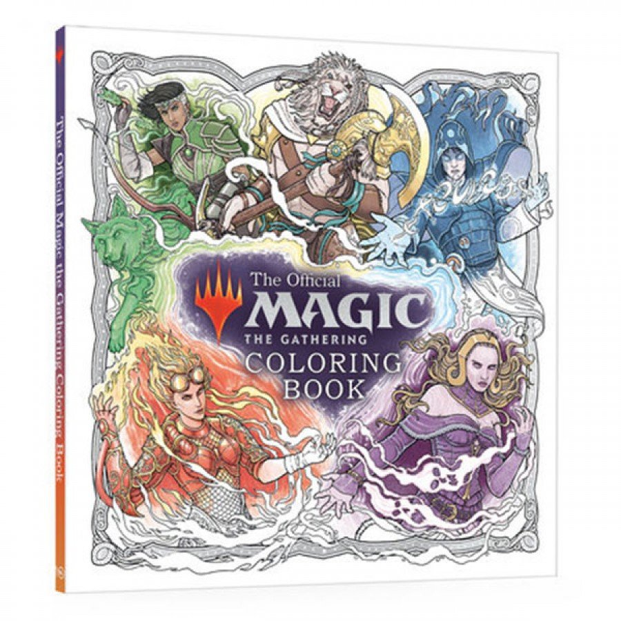 mtg_coloring_book_2026.jpg The Official Magic: The Gathering Coloring Book - Image 1